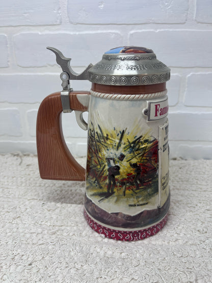 Anheuser-Busch Butch Cassidy Outlaws Collectable  Beer Stein