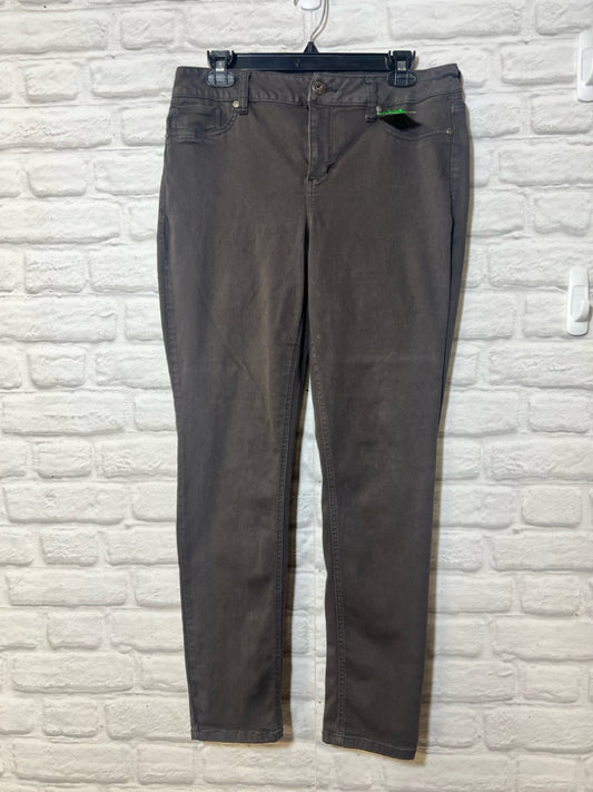 Maurice's Size L dark gray jeans