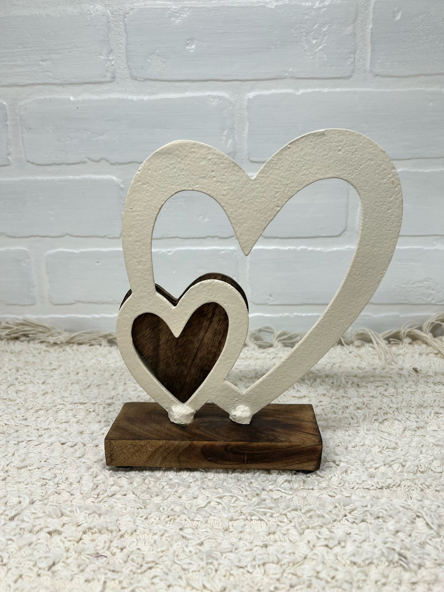 Heart design shelf sitter