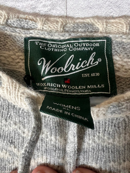 Size XL Woolrich Lambwool Fair Isle Knit Sweater