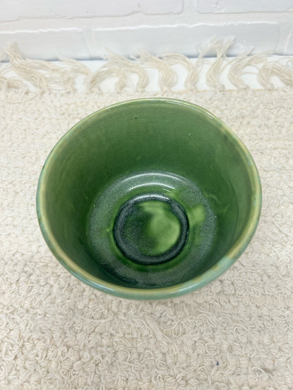 Green Vintage Plant Pot