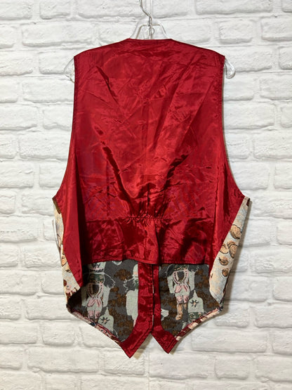 Size 20W 90's 'ugly Christmas' nutcracker vest