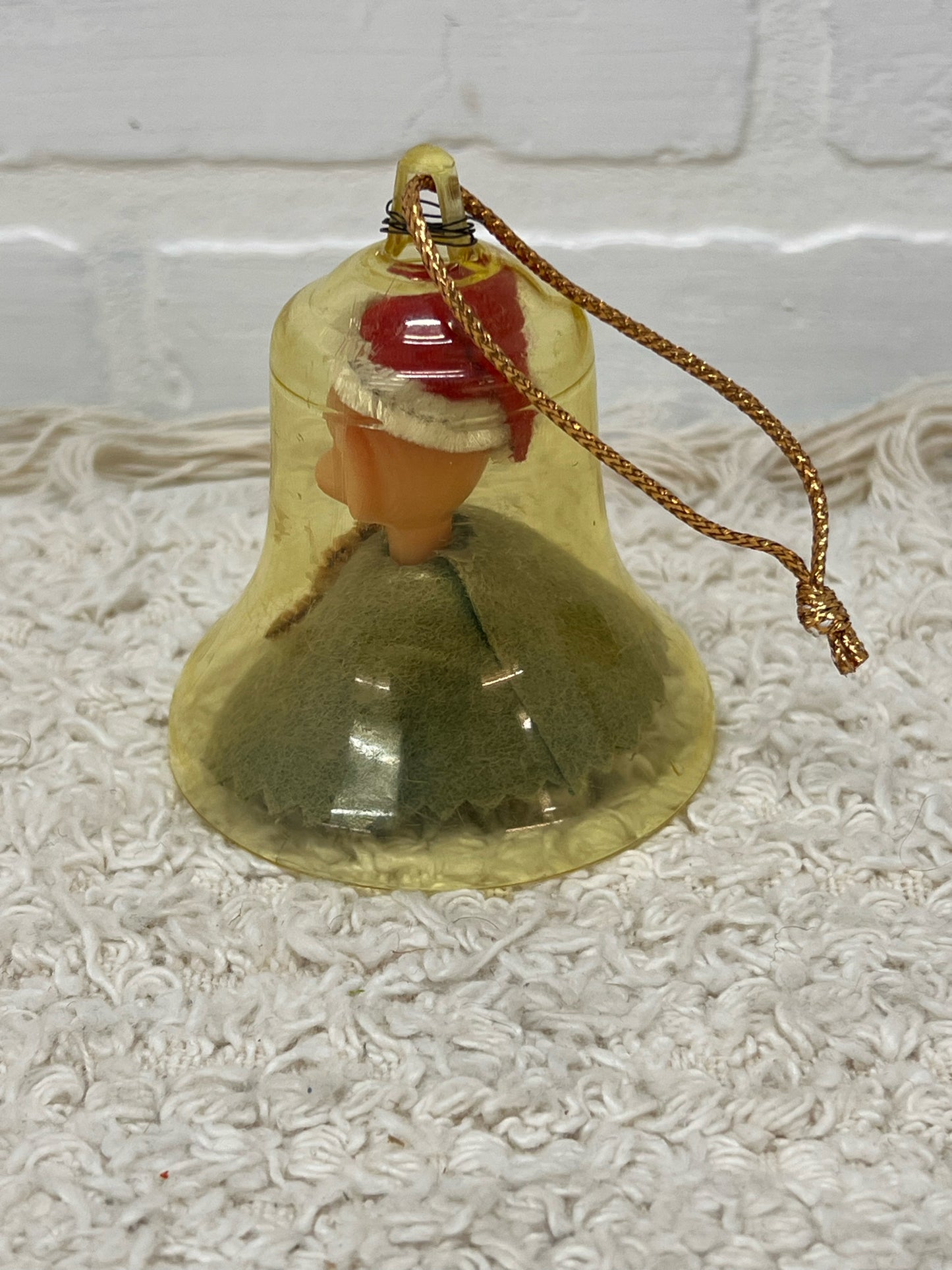 Mid-Century Pixie in a Bell Ornament