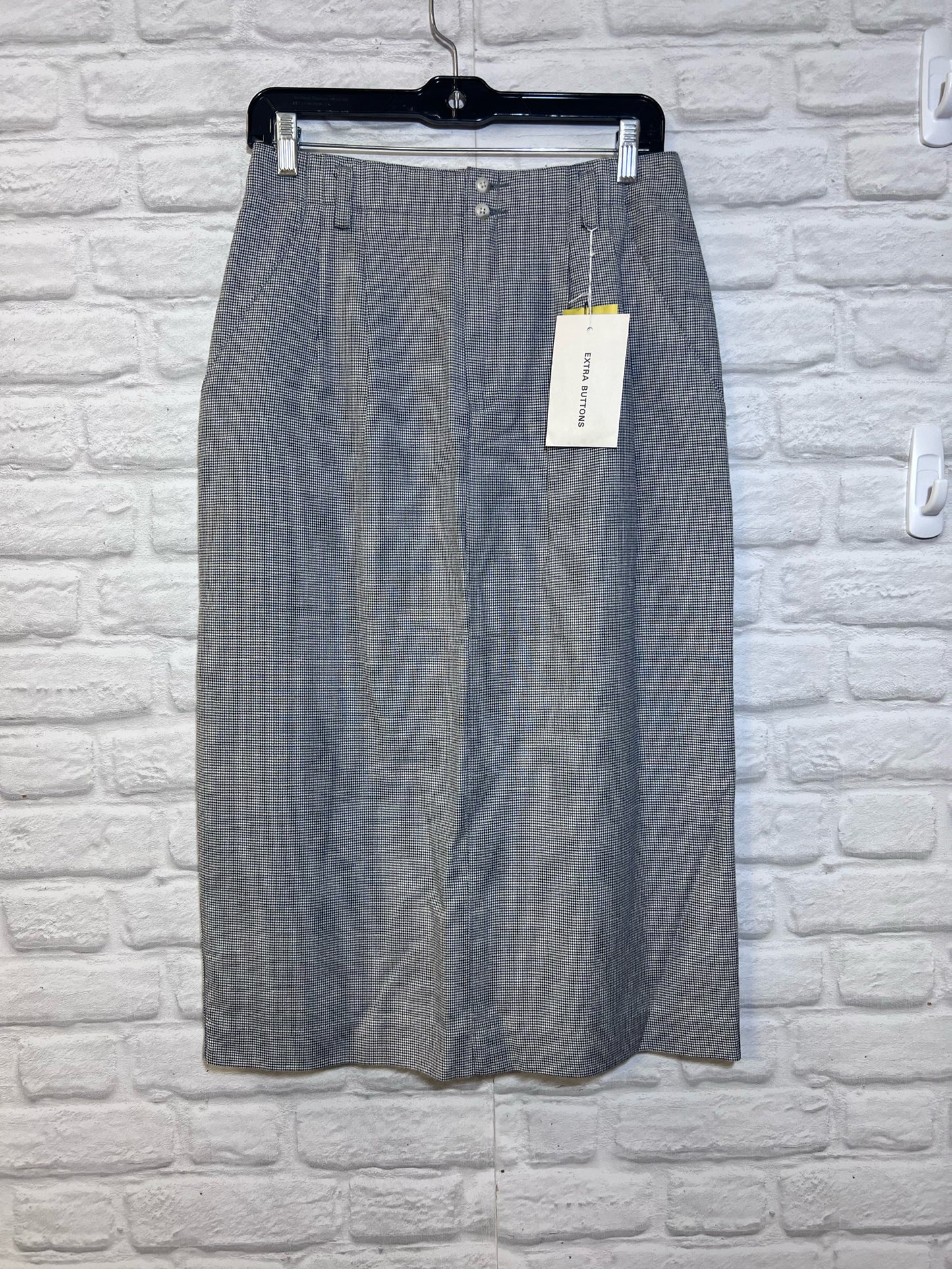 Liz Sport NWT Vintage Houndstooth Check Skirt