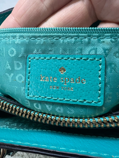 Kate Spade Turquoise  Wellesley style satchel/crossbody