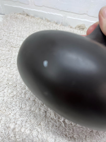 West Elm Black Metal Vase