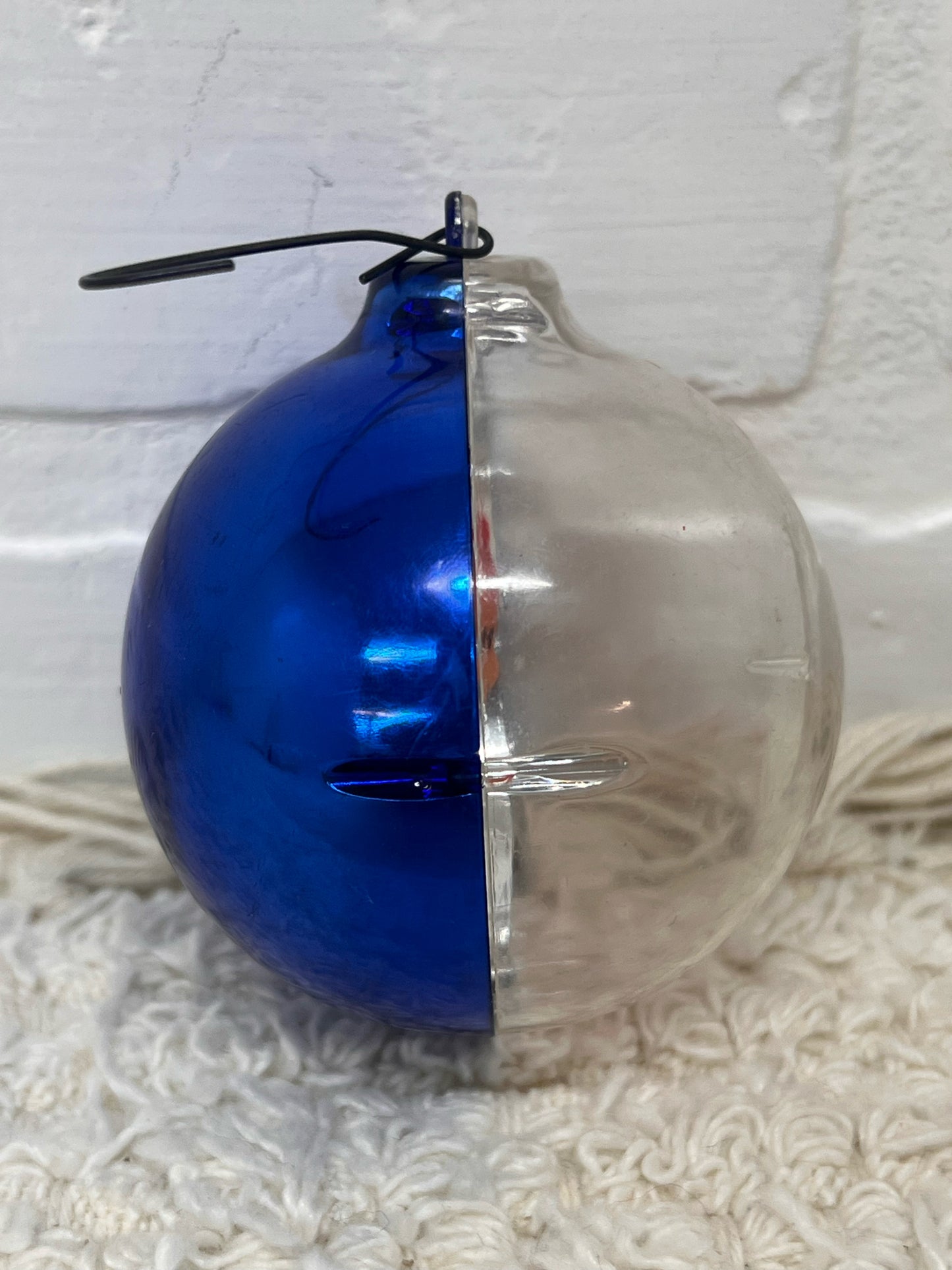 Vintage JewelBrite Elf Diorama Ornament