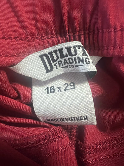Duluth Trading Co. Size 16 Red Nylon Cargo Pants