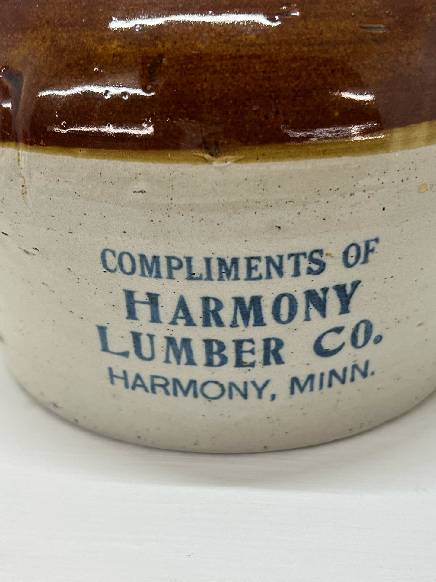 Harmony Lumber Co.  Bean Pot with lid