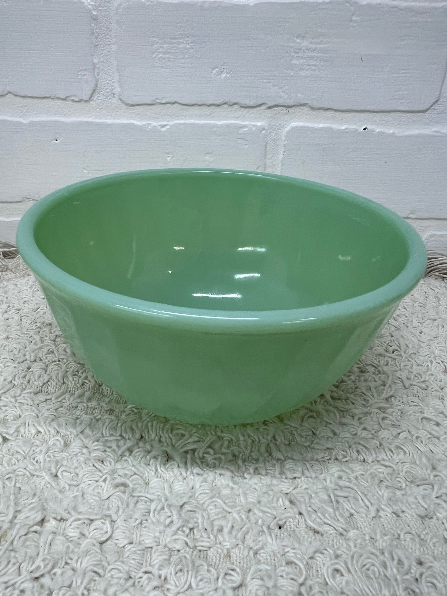 Fire King Jadeite Swirl Mixing Bowl 6 inches