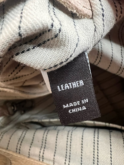 Frye Melissa Hobo Bag in Light Tan Distressed Italian Leather