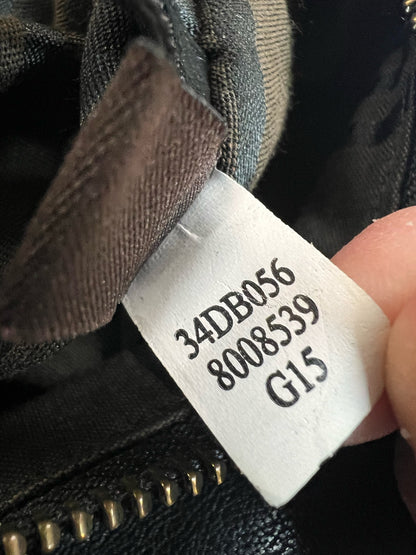 Frye Belle Bohemian Hobo Handback Black Leather