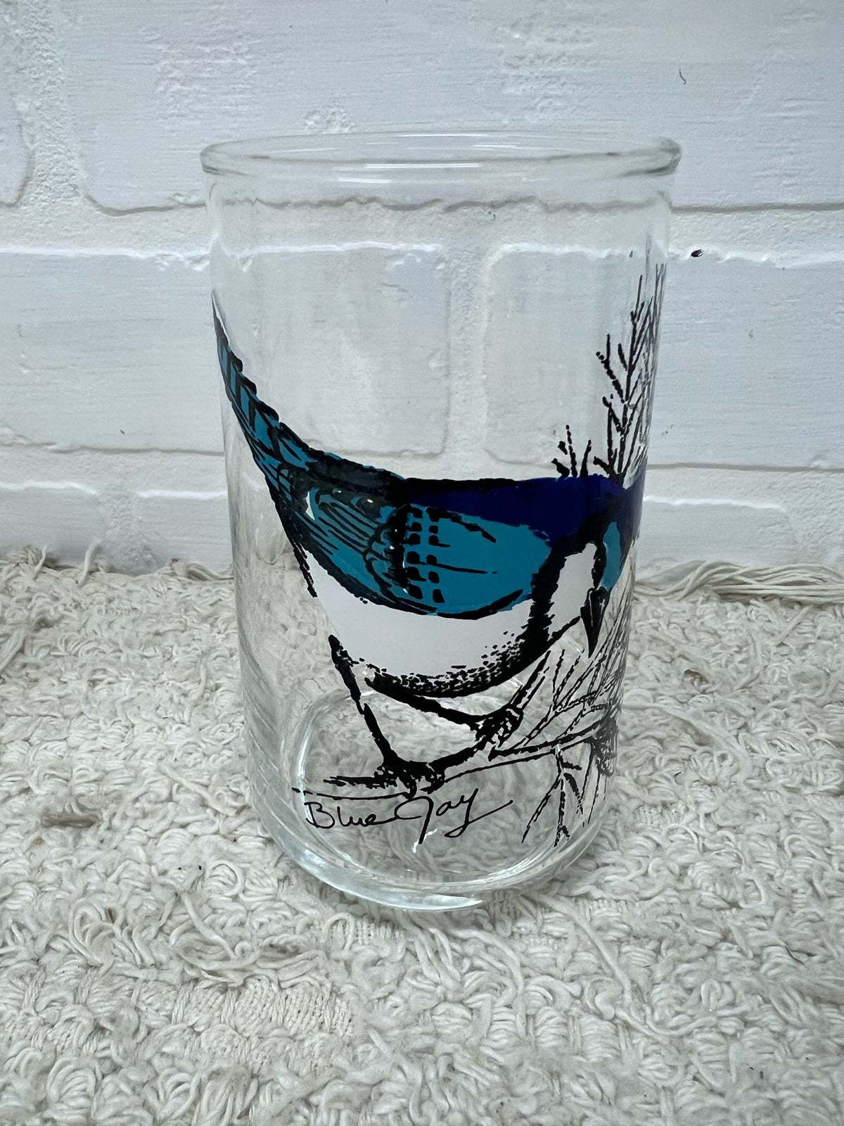 Anchor Hocking Song Birds Glass Set 8 Glasses