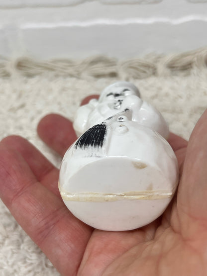 Rosbro Mid-Century Plastic Snowman Ornament