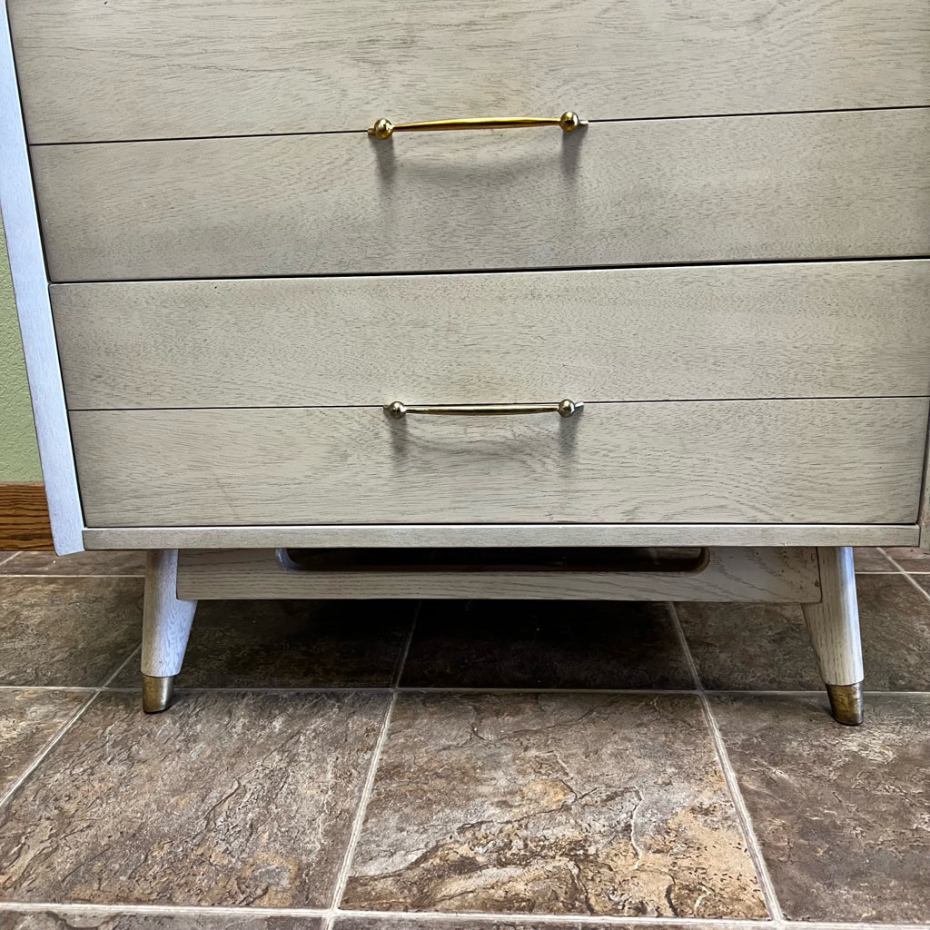 MCM White/Blond Small Dresser