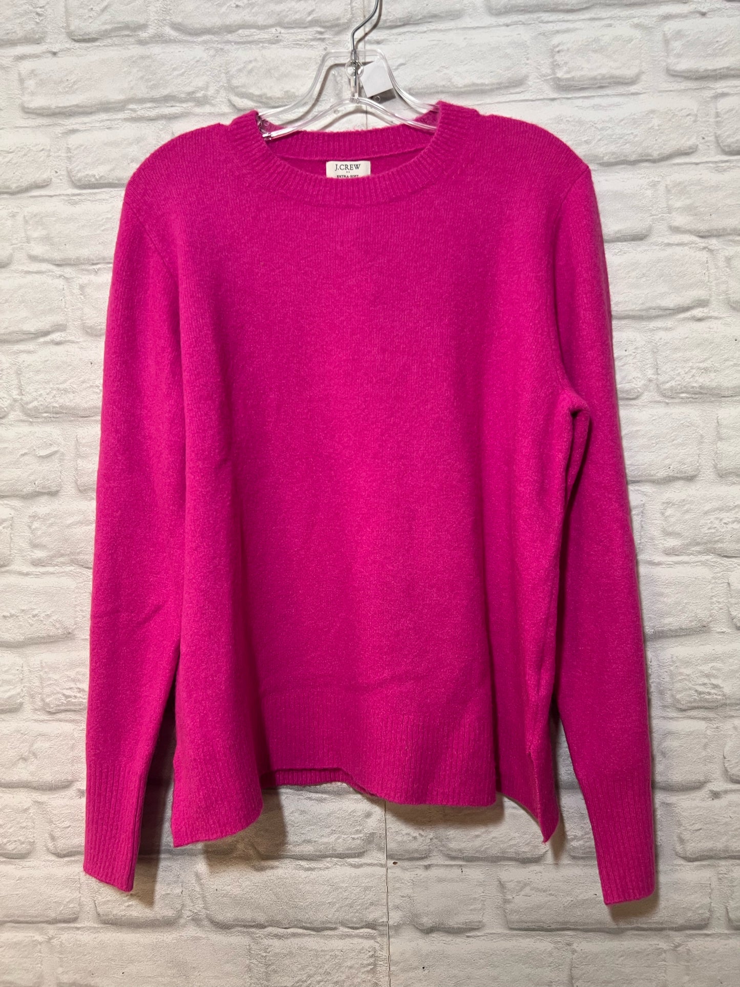 Size L J. Crew NWT Bright Pink Sweater
