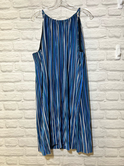 Size XXL Chico's Blue Striped  Dress