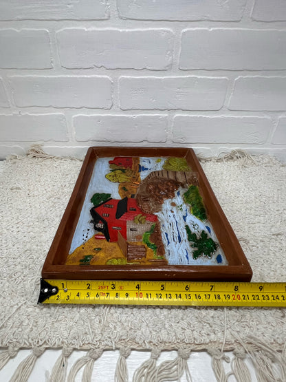 Holland Mold Ceramic Diorama Grist Mill