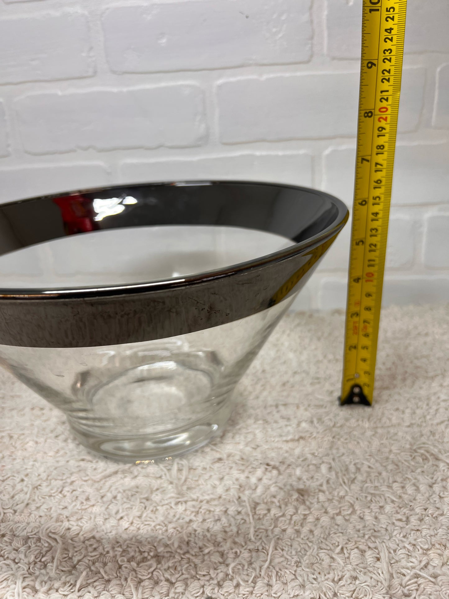 MCM Lustreware Chip & Dip Bowl Set