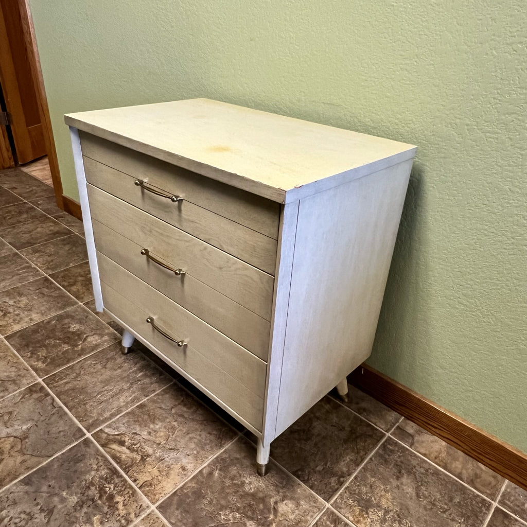 MCM White/Blond Small Dresser