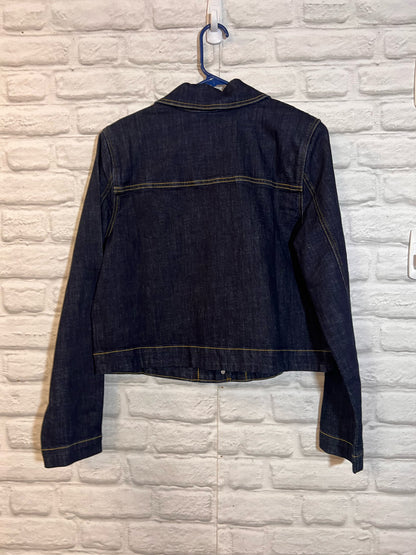 Size M CAbi Blazer Cut Denim Jacket