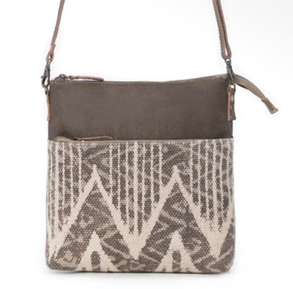 Myra Bag Coffee Canvas Small Crossbody Bag