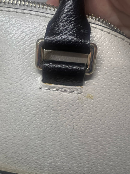 Kate Spade Carli Grove Street Satchel – Black & White Leather – Very Good Condition