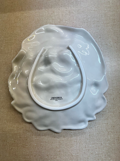 Fitz & Floyd holiday Santa plate