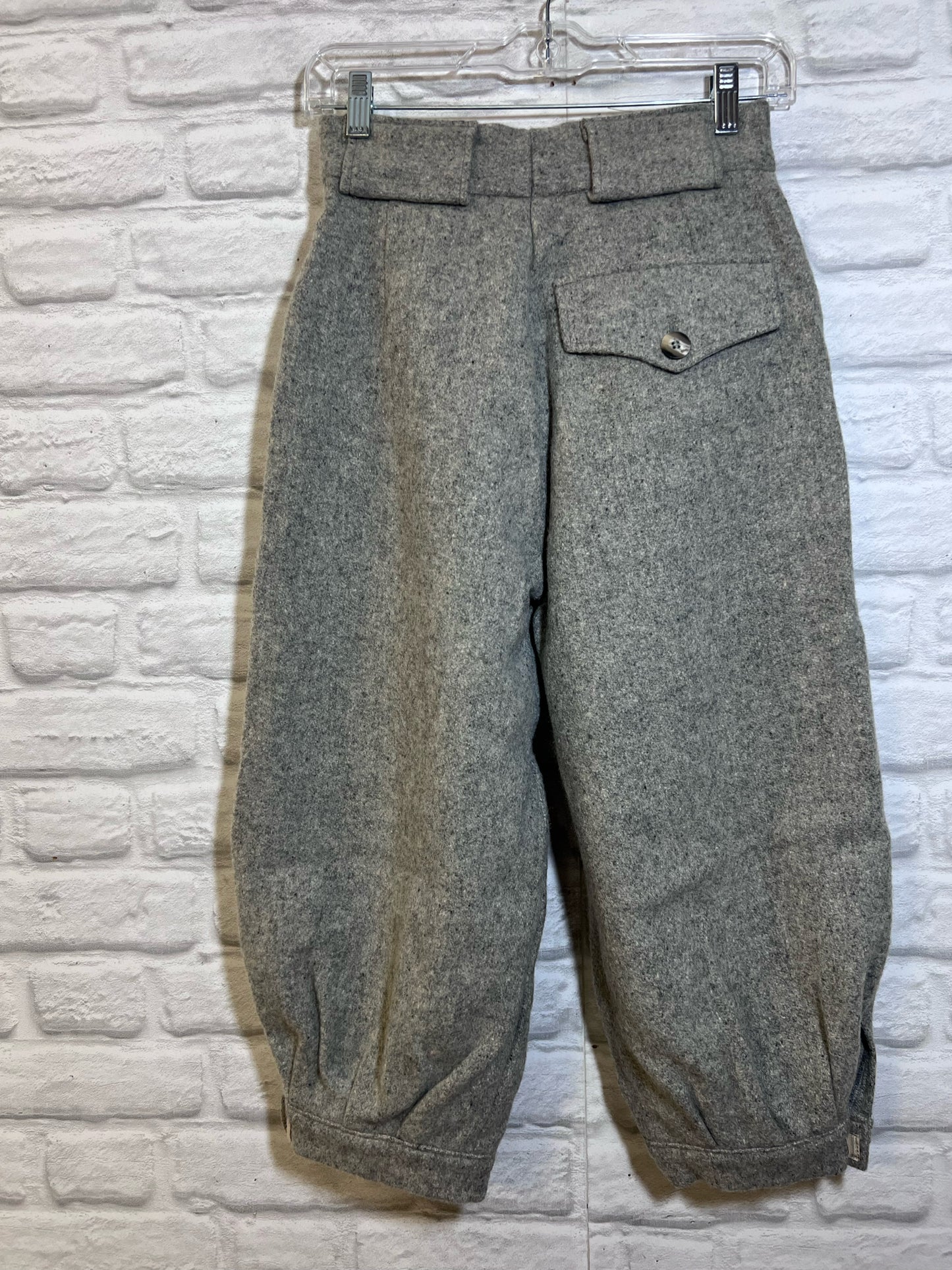 Landav Vintage Gray Wool Knickerbocker Pants Tagged Size 10