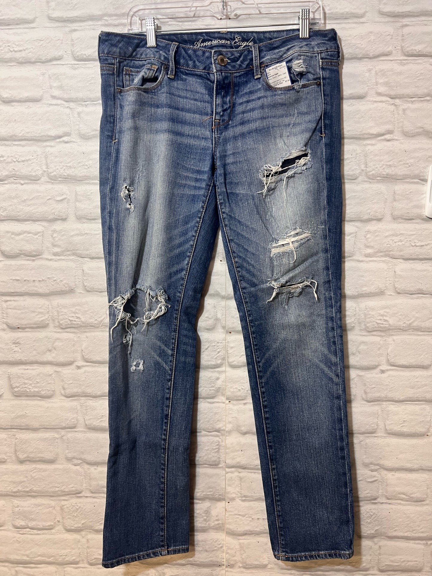 American Eagle Size 10 Distressed Skinny Jeans