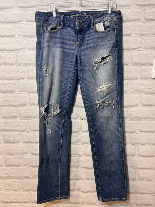 American Eagle Size 10 Distressed Skinny Jeans