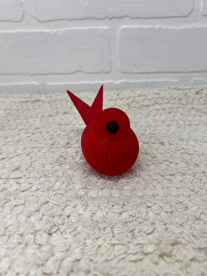 Swedish Wooden Bird - Red or Natural