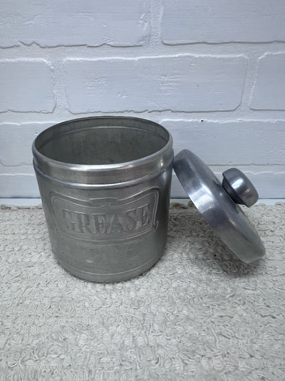 Heller Hostess Ware Canister Set 4 Piece With Lids MCM Aluminum