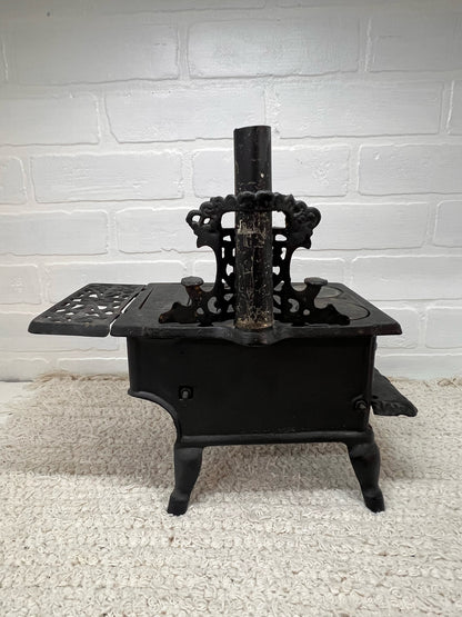 Crescent Cast Iron Mini Stove w/ Accessories
