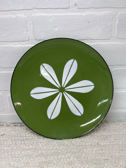 Catherine Holm Avocado Green Lotus Plate 10 Inches
