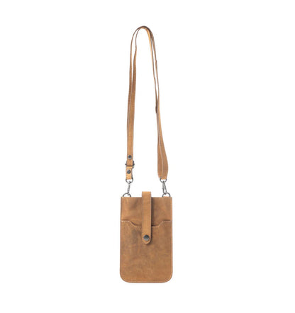 Golden Canyon Cell Phone Bag - Green or Dark Brown