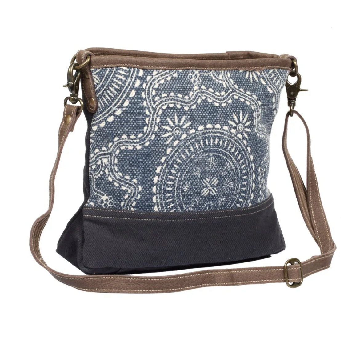 Myra Bag Navy Kilim Shoulder Bag