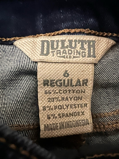 Duluth Trading Co. Size 6  Denim Skinny Jeans