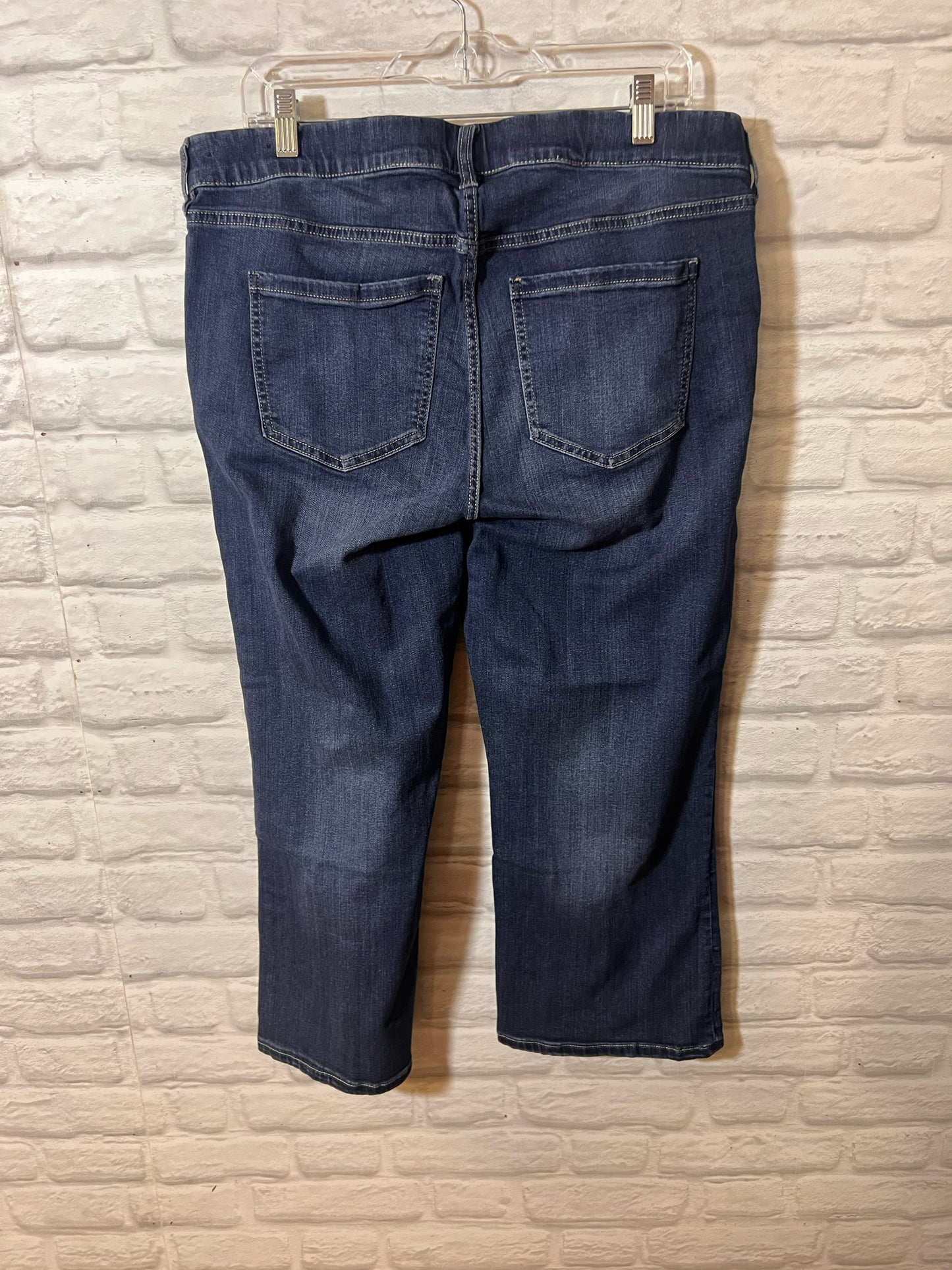 Liverpool Size 16W Gia Glider Cropped Jeans