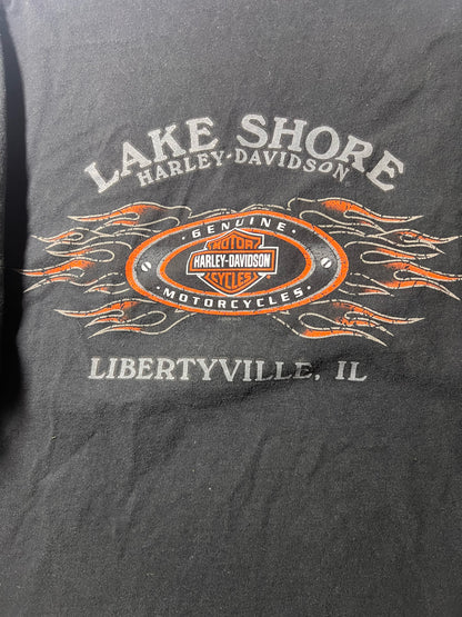 Harley-Davidson Size X-Large Black T-Shirt - Men's