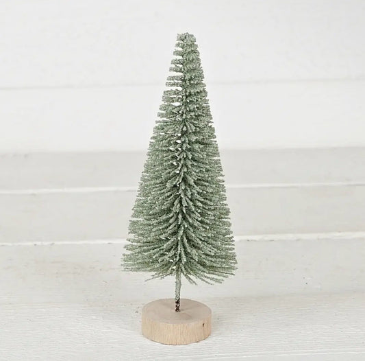 NEW Sage Green  Bottlebrush Tree 8 Inches