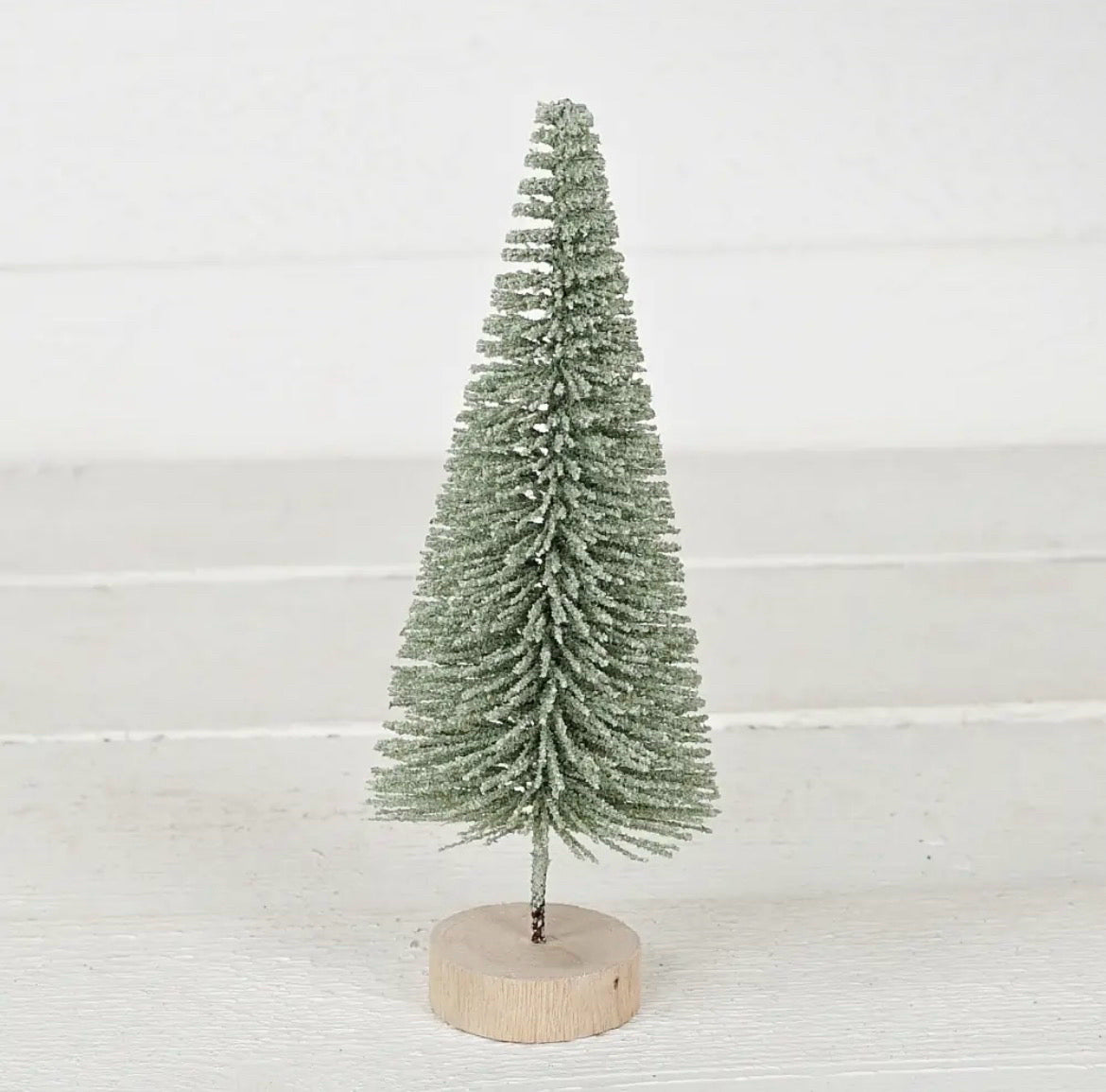 NEW Sage Green Bottle Brush Tree - 10 Inches