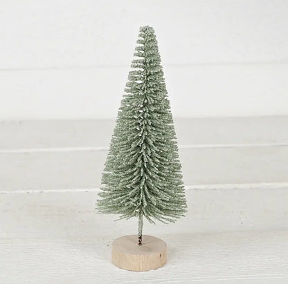 NEW Sage Green Bottle Brush Tree - 10 Inches