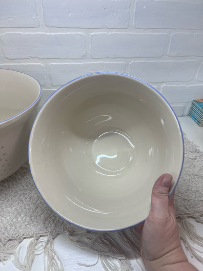 Aunt Rhody Goose 1980's Bowl Set