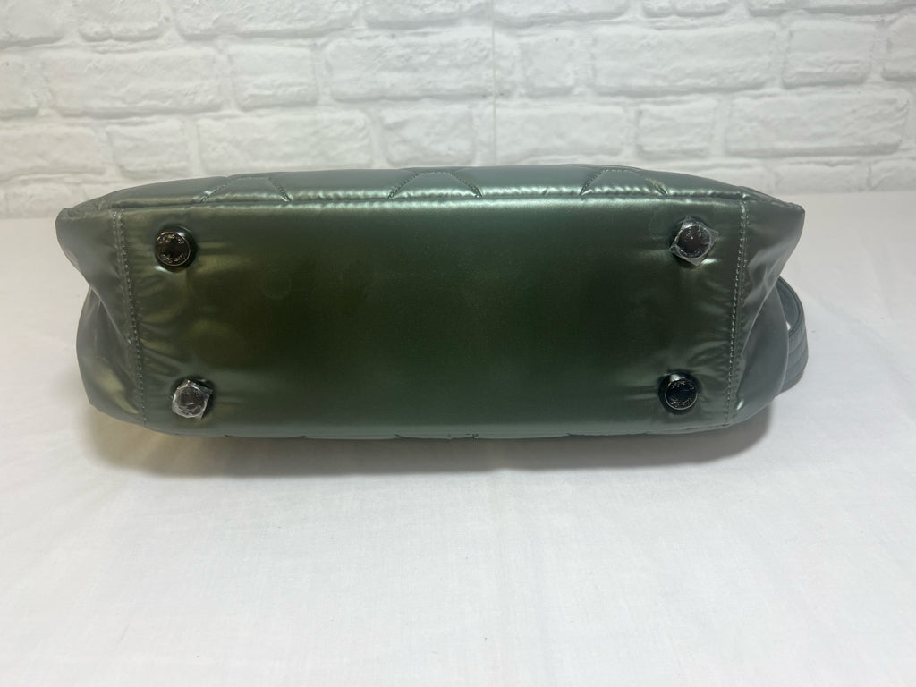 Lug Winger hobo bag in metallic green