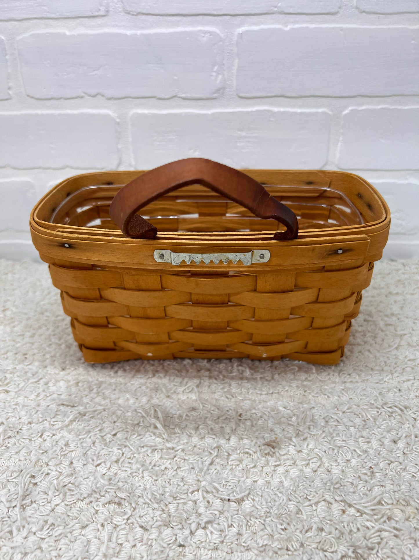 Small Longaberger Wall  Hanging  Basket Dated 1998
