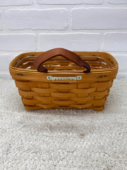 Small Longaberger Wall  Hanging  Basket Dated 1998