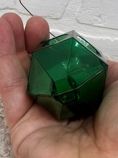 JewelBrite Vintage Santa Diorama Ornament