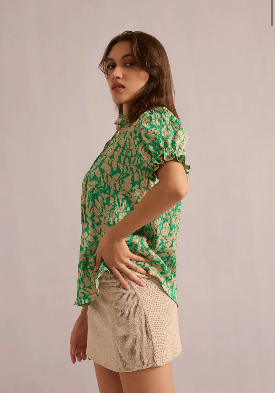 Myra Bag Kaylee's April Top in Green