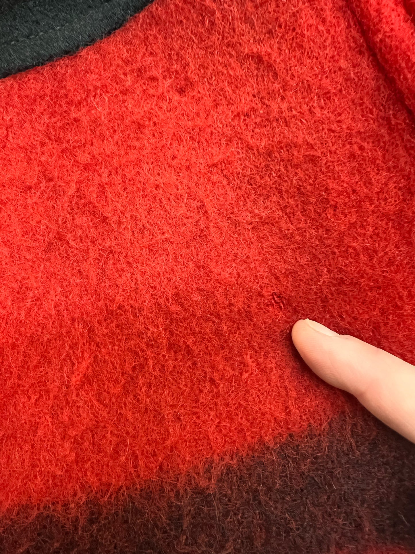 Field & Stream Red & Black Vintage Wool Coat
